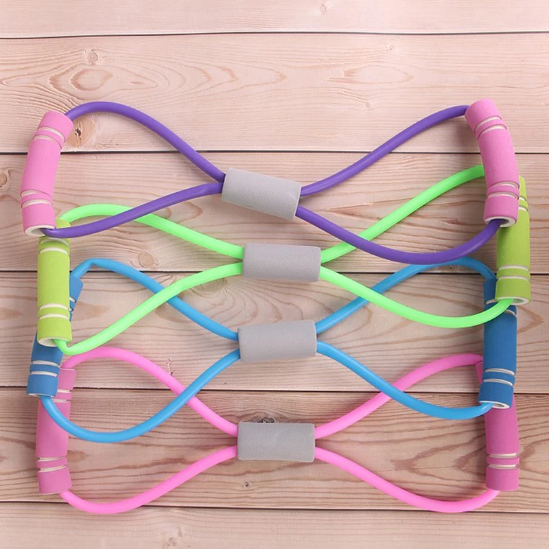 8-образные эластичные резиновые петли для фитнеса, латексные растяжки, спортивные расширители, йога-пояса Пилатеса HOT on.