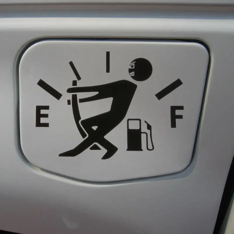 1 шт. забавная наклейка для крышки топливного бака автомобиля декоративная на