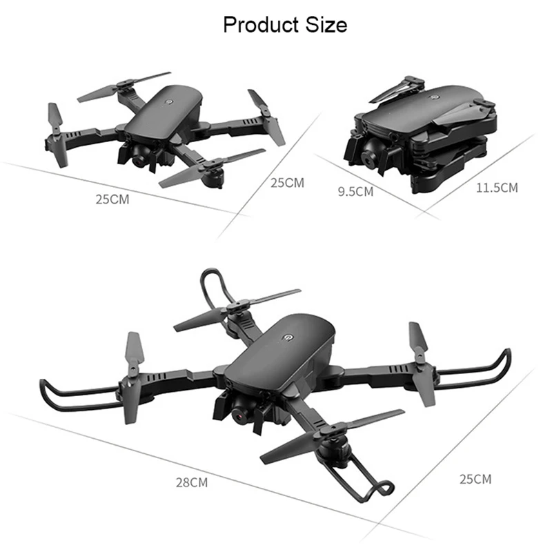 Радиоуправляемый Дрон вертолет WiFi FPV с камерой 4K HD Антенна Радиоуправляемый квадрокоптер двойная камера самолет Квадрокоптер оптическое позиционирование потока