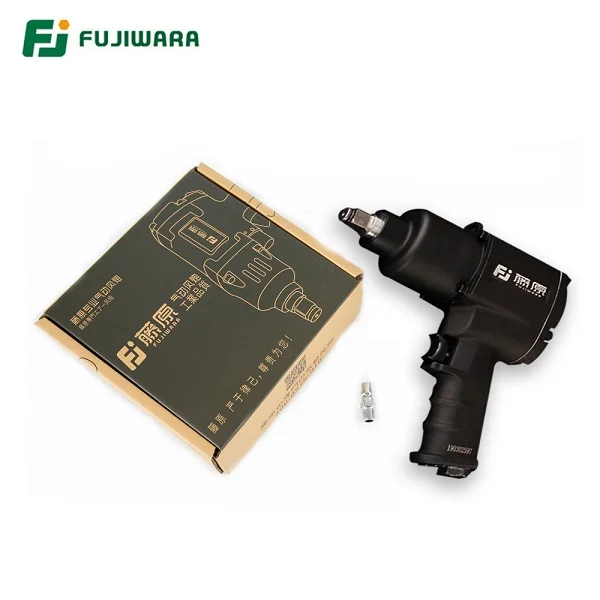 only set Пневматический гайковерт FUJIWARA 1/" 1280N. M ударный гаечный ключ большой крутящий момент пневматический рукав пневматические инструменты - Цвет: only set