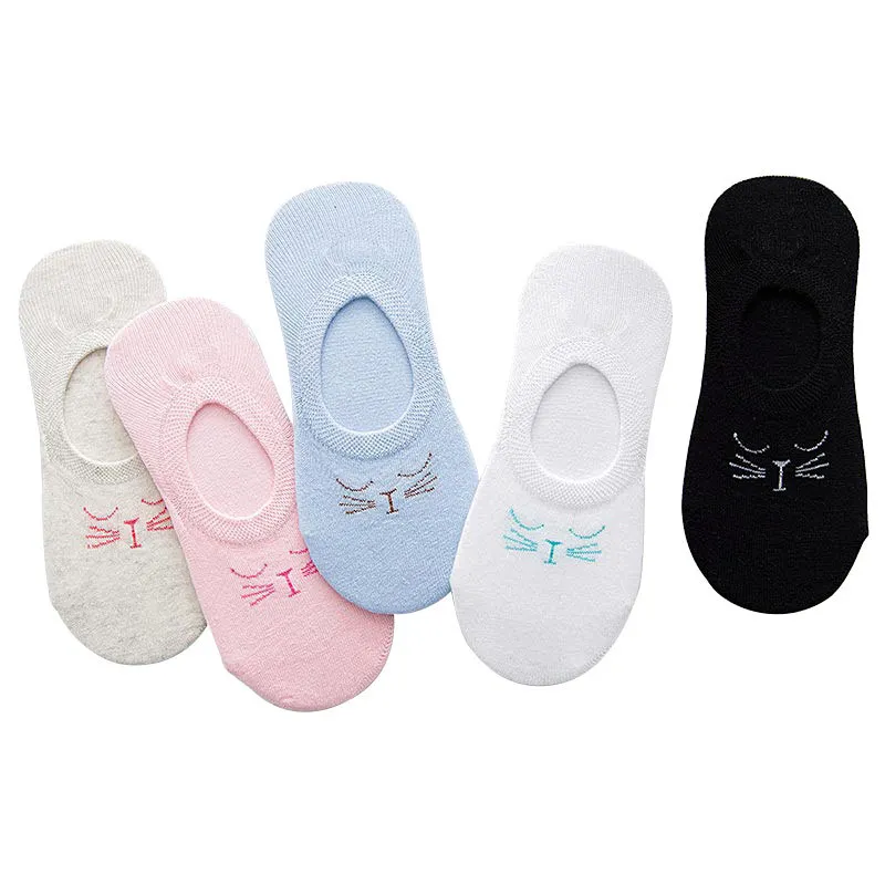 Женские короткие носки карамельных цветов Забавные милые однотонные плюшевые