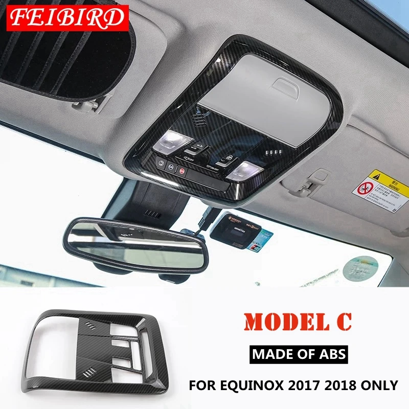 Внутренние молдинги из АБС углеродного волокна для Chevrolet Equinox 2017 2018 кнопки