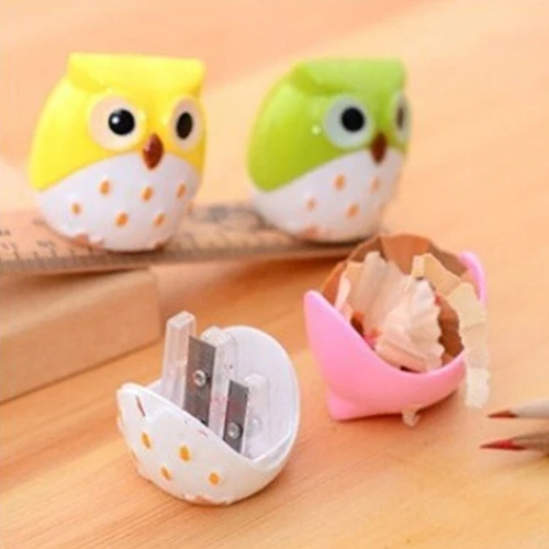 Kawaii мультфильм для карандаша в виде совы точилка резак нож студентов подарок