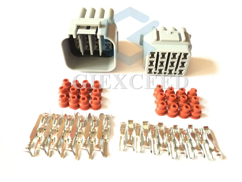 2 комплекта 12 Pin 6188-0375 6181-2495 водонепроницаемый автомобильный проводной разъем