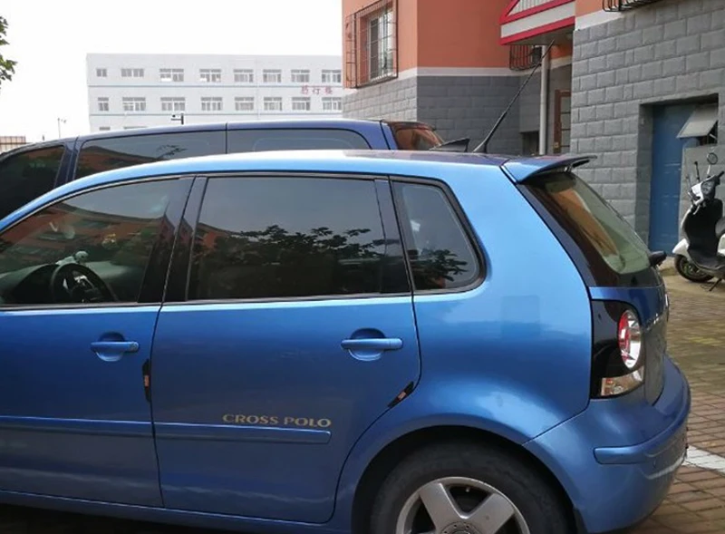 Спойлер для Volkswagen VW Polo 2006 2007 2008 2009 2010 искусственный автомобильный спойлер из