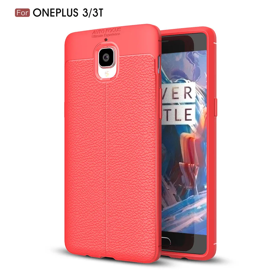 Для One plus 3 чехол Oneplus 3 чехол роскошный кожаный ТПУ силиконовый чехол для телефона для Oneplus3 Oneplus 3T задняя крышка