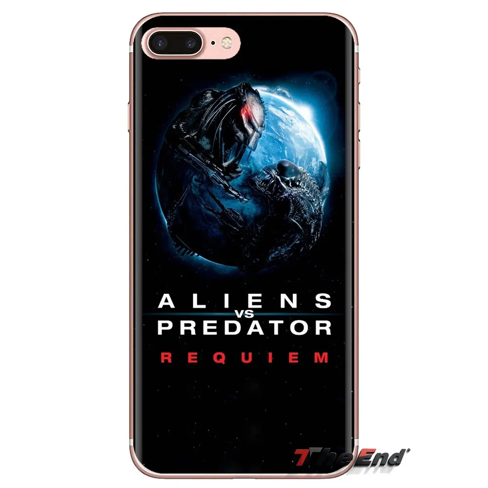 Мягкие прозрачные чехлы Alien vs predator для Xiaomi Mi4 Mi5 Mi5S Mi6 Mi A1 A2 5X 6X 8 9 Lite SE Pro Max Mix 2 3 2S |