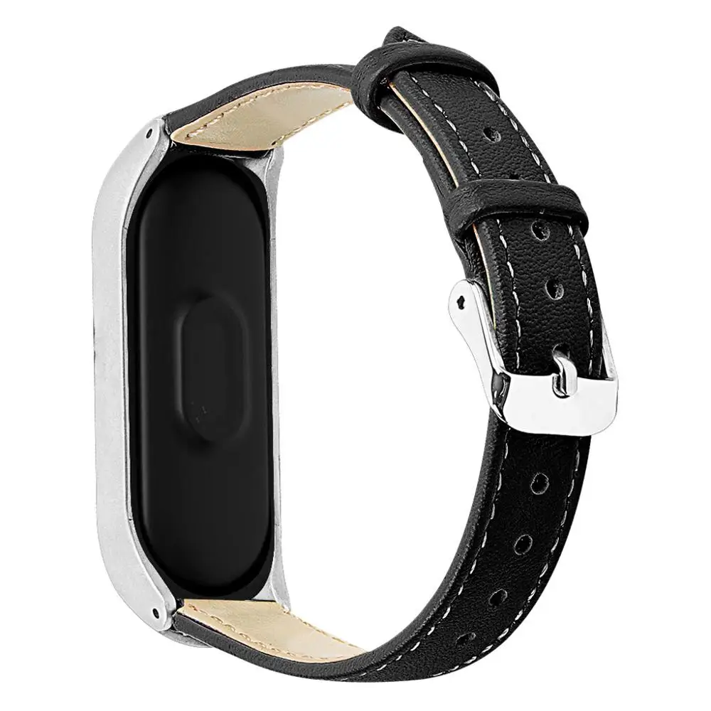 NEW Replacement Wristband Band Strap + Metal Case Cover For Xiaomi Mi 4 Bracelet fashion unisex sports fitness watch band | Наручные часы