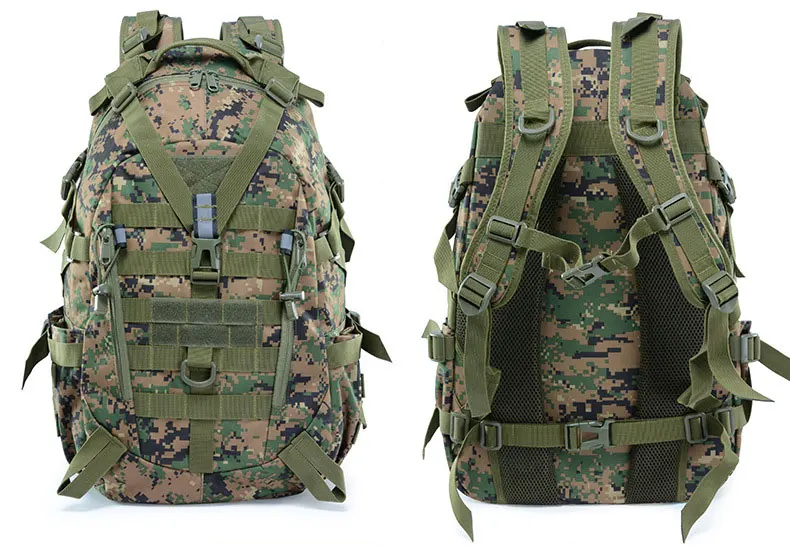 Военный Рюкзак Molle, Мужская армейская тактическая сумка, походный рюкзак для альпинизма, походный камуфляжный рюкзак для путешествий, Mochila Milita