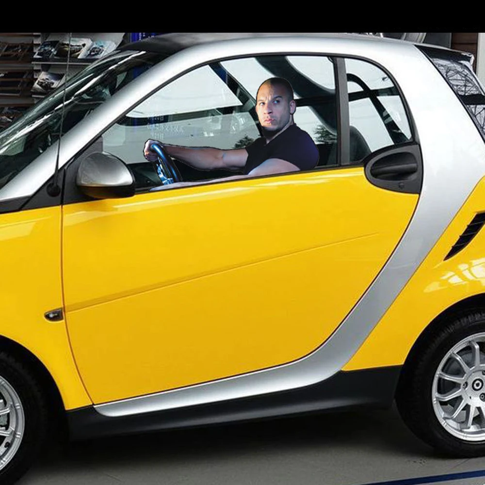 Алиавто авто Стайлинг Форсаж Вин дизельный автомобиль стикер окна стеклянные