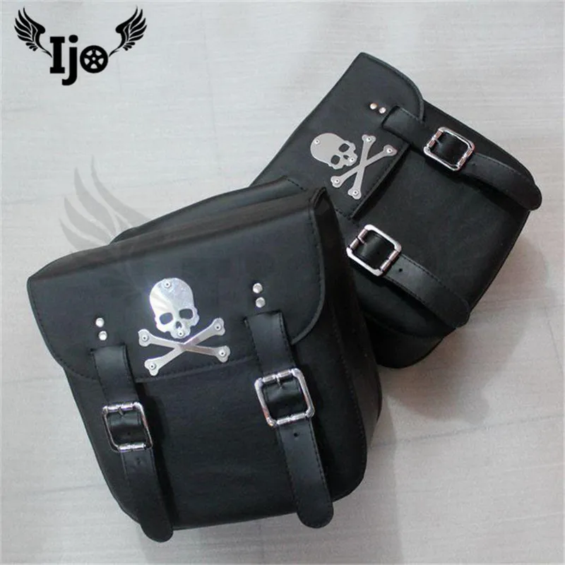 Alforjas para moto Боковая Сумка rcycle сумка с черепом для Vespa benelli piaggio harley sportster softail mochila