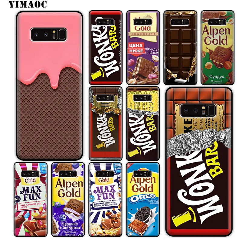 Yimaoc Alpen с изображением шоколада wonka Бар Мягкий силиконовый чехол для samsung Galaxy Note 10