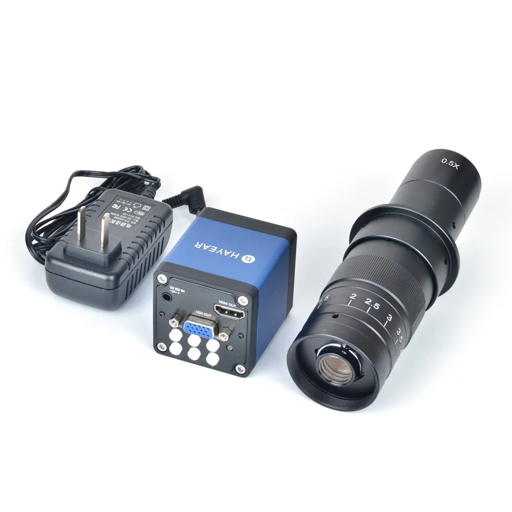 1080P 2.0MP 1/2. 5 &quotCMOS промышленный микроскоп камера HDMI VGA выходы + 180X зум C-MOUNT Объектив
