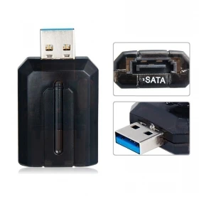 100 шт. USB 3 0 для внутреннего SATA 7pin 3G bps Конвертор адаптер 2 5 &quot3 5&quot жесткого диска