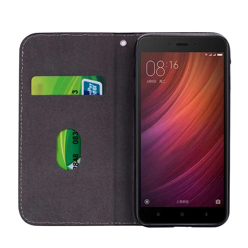 Чехол из кожи аллигатора Xiomi Redmi Note 4 4X блестящий чехол бумажник с откидной крышкой