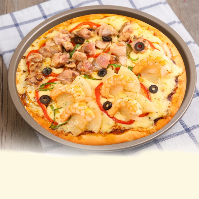 7 дюймовый противень для пиццы антипригарный выпечки оловянный торта круглый