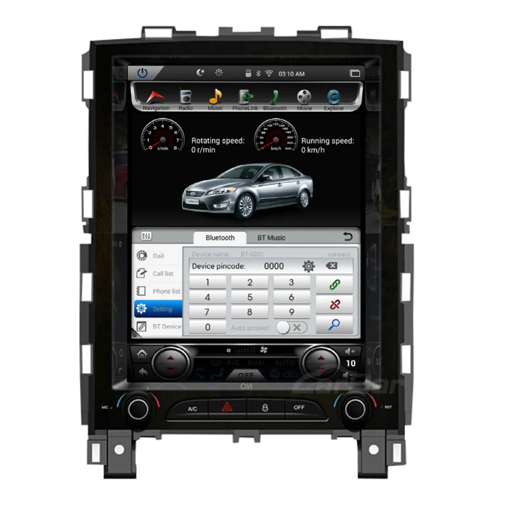 10," вертикальный экран Tesla стиль 1024*768 Android автомобильный DVD gps навигация радио аудио стерео плеер для Renault Koleos