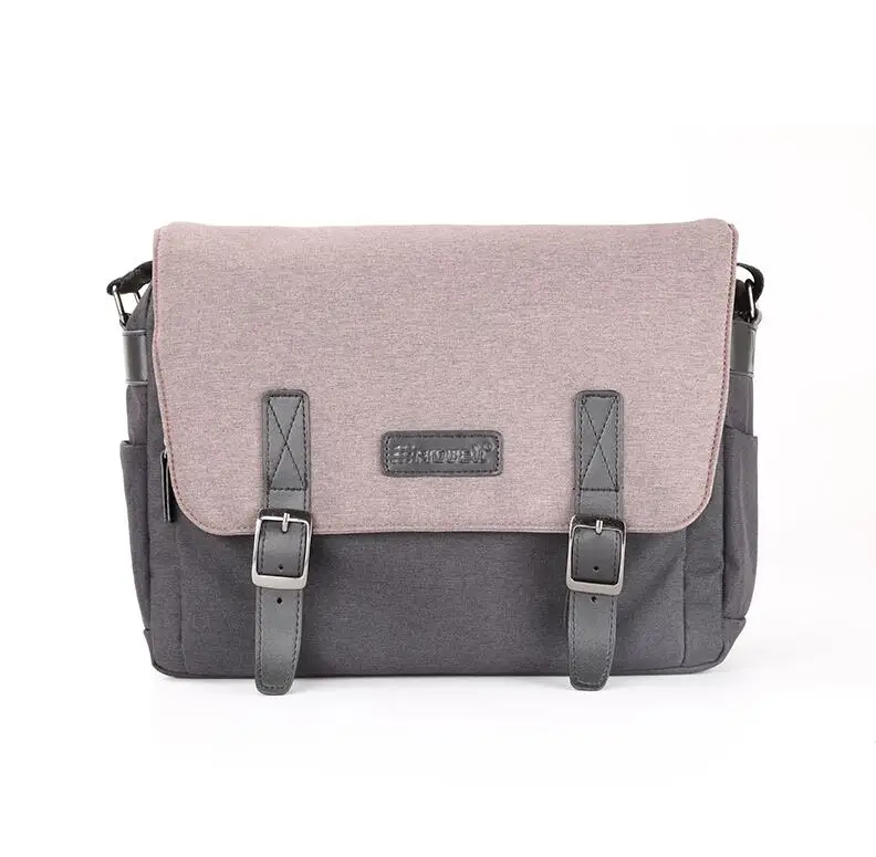 Light Gray Портативный DSLR SLR Повседневная сумка на плечо Фото сумка модная удобная сумка-мессенджер для камеры видео чехол для Canon/Nikon/sony - Цвет: Light Gray