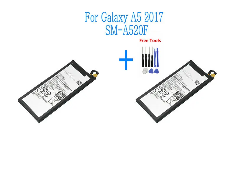 1x3000 мАч/11.55Wh EB BA520ABE запасная батарея для Samsung Galaxy A5 2017 Edition A520 A520F SM + набор