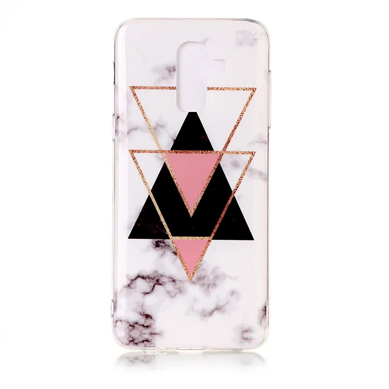 Soft TPU Case on For Fundas Samsung Galaxy J8 2018 Silicone Marble Cover Coque J4 J6 EU Phone Cases |