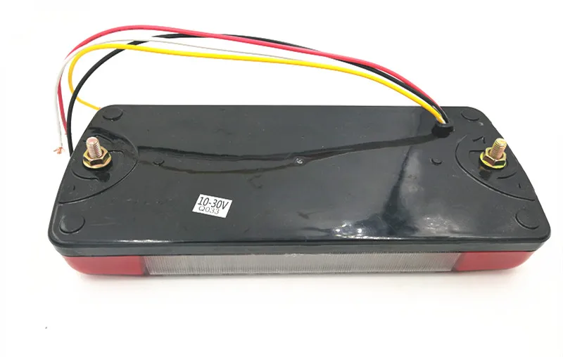 2x12 V 24V 10-30V Красный Янтарный светодиодный индикатор стоп-сигнала задний светильник для грузовика прицепа каравана маркеры