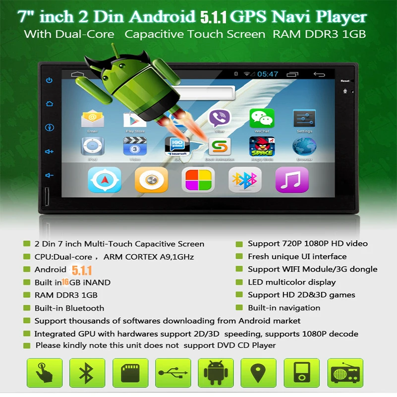 Quad core 2 din android 7.1 автомобильный dvd gps для vw passat b6 golf5 polo jetta Nissan 7inch HD экран wifi поддержка 3G on.