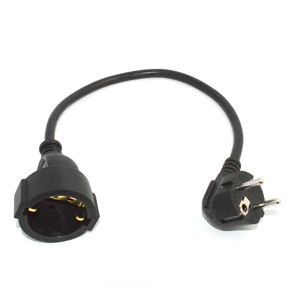 UPS/PDU Европейский стандарт силовой свинец ЕС 2 Pin папа CEE7 женский адаптер кабель