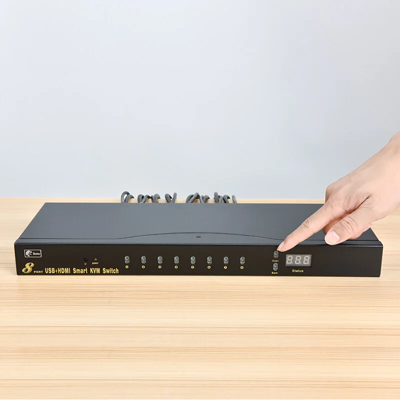 Квм-Консоль hdmi 8 в 1 выход HDMI Поддержка дистанционного управления Переключатель