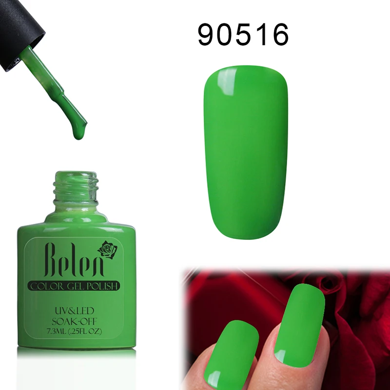 Гель для ногтей Belen 79 цветов УФ гель цветная бутылка праймер маникюра долговечный