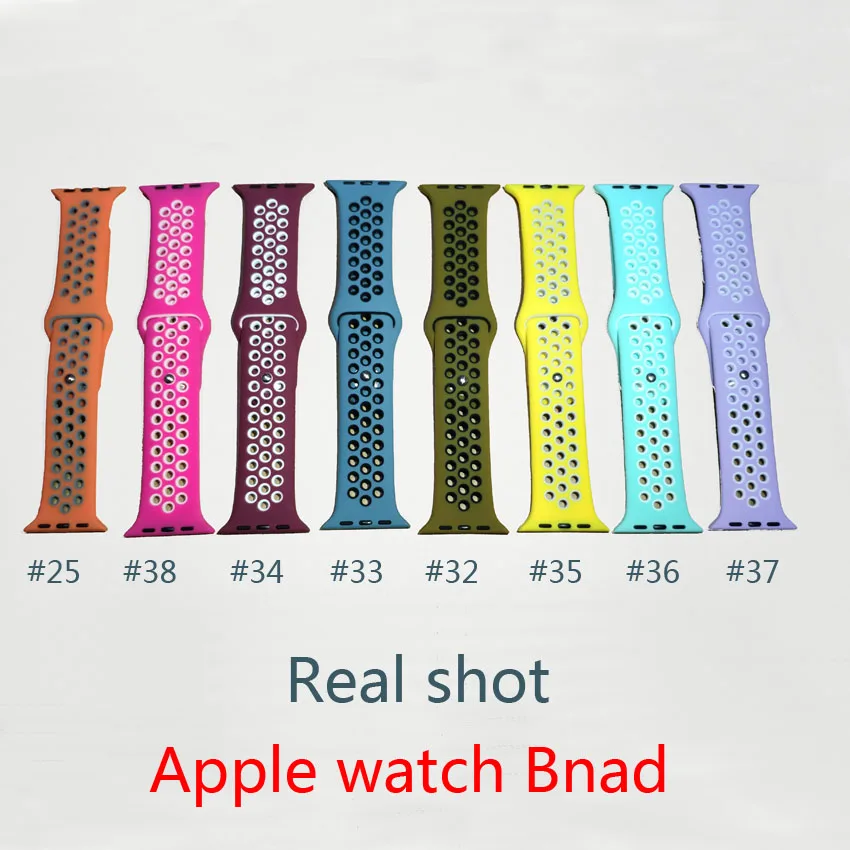 Дышащий ремешок для часов apple watch 42 мм 44 мм адаптер для часов браслет 40 мм 38 мм ремешок для iWatch apple watch 4 3 2 1