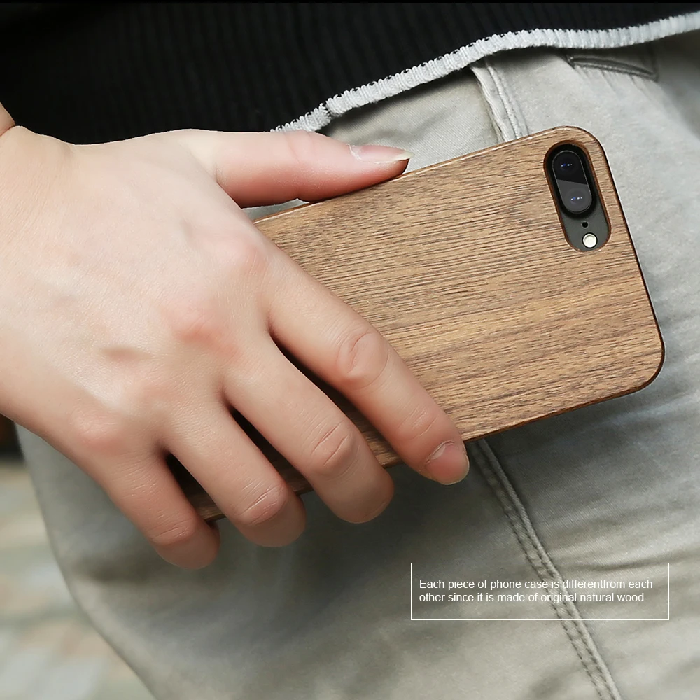 FLOVEME для iPhone 5 5S 6 6S 7 Ретро настоящий Деревянный чехол для телефона Capa для Apple iPhone 7 6 6S Plus X 10 SE бамбуковый чехол