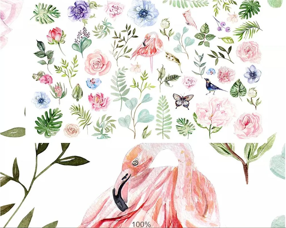 Пользовательские обои для фото 3d Американский Сад растение цветочный гостиная