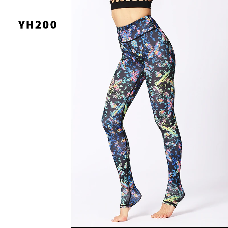Женские штаны для йоги спортивные леггинсы фитнеса сексуальные обтягивающие