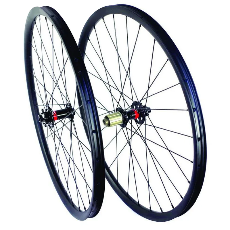 Карбоновое колесо 2" 30x22 с прямыми закраинами MTB колесо для горного велосипеда с дисковым тормозом ступица Novatec D791SB D792SB D411SB D412SB DT350 DT240