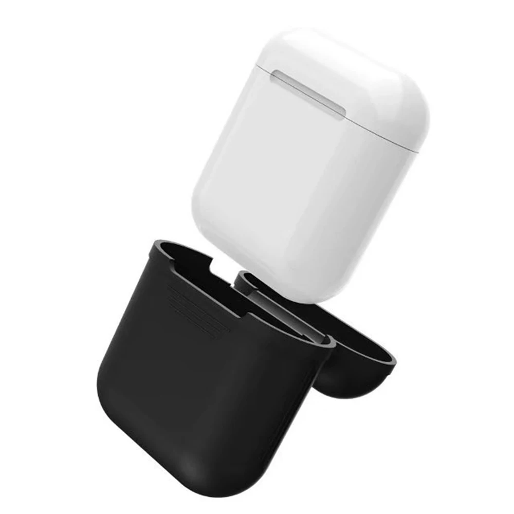 Портативный Силиконовый футляр для хранения наушников Airpods анти-потерянный