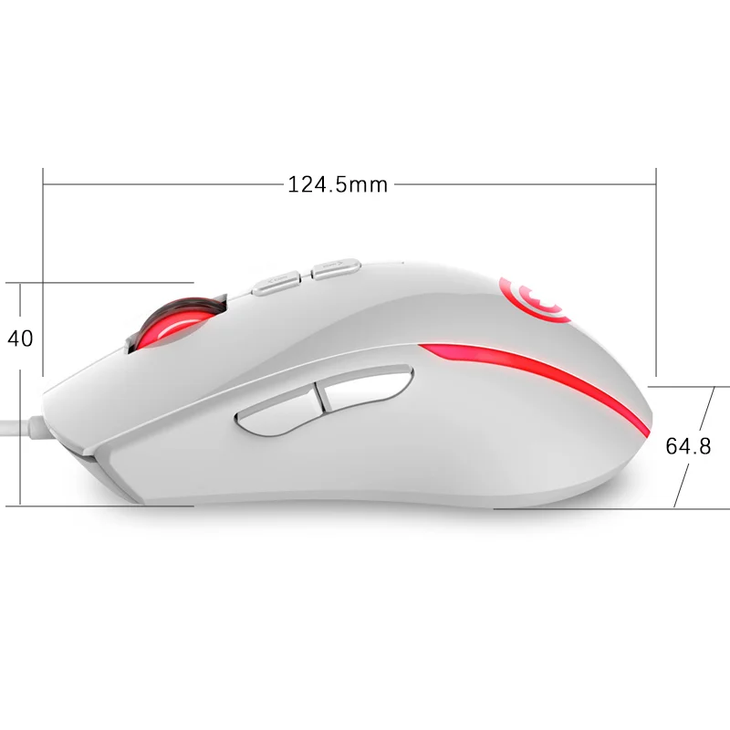 Профессиональная игровая мышь MX202S для киберспорта полноцветная RGB 5000 DPI