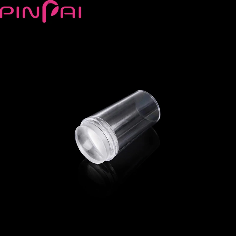 PinPai чистый прозрачный силиконовый Nail Книги по искусству штампа со скребком