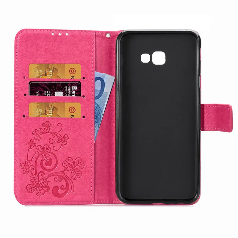 Luxury Case For Samsung Galaxy J4 Core Leather Wallet Card Flip Magnet Soft Silicone Stand for Cover | Мобильные телефоны и