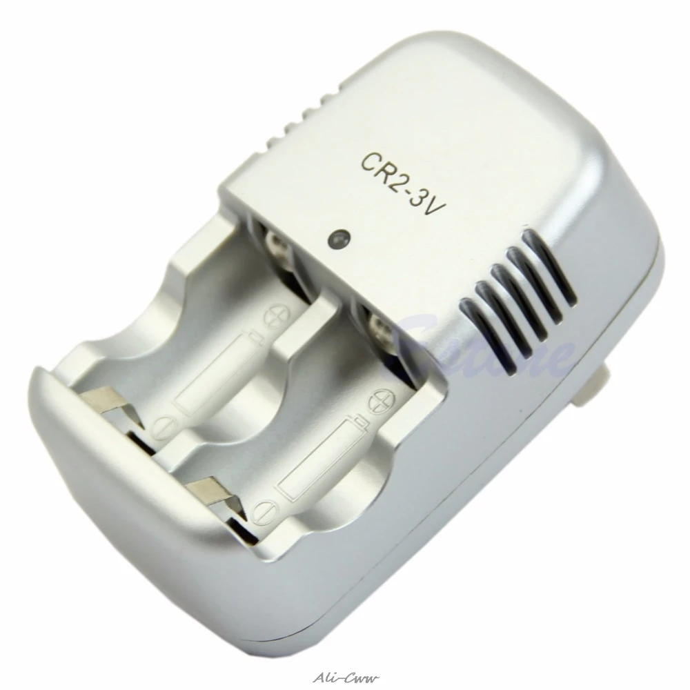 Настенное зарядное устройство 3 в для перезаряжаемой литиевой батареи CR2 вилка