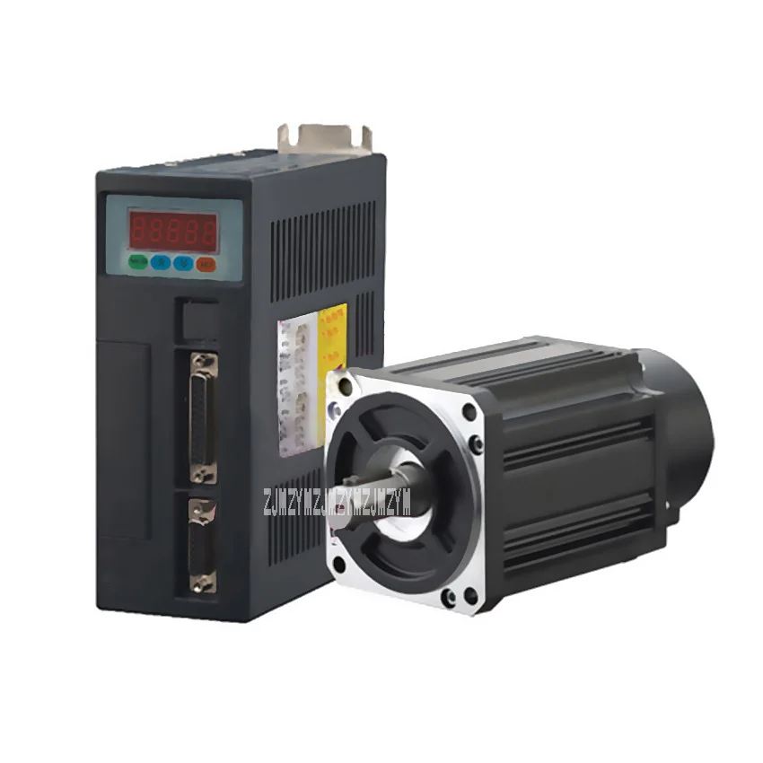 

New Arrival 750W AC Servo Motor 220V 19mm 0.75KW AC SERVO MOTOR & DRIVER 3000RPM 2.39N.M 80ST-M02430 Matched Servo Driver Hot