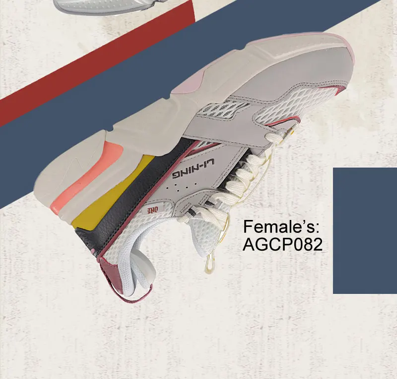 Li-Ning/Мужская обувь 001 R-1, Классическая обувь для отдыха, стиль жизни,, Ретро стиль, обувь для папы, спортивные кроссовки с подкладкой, AGCP061 YXB308