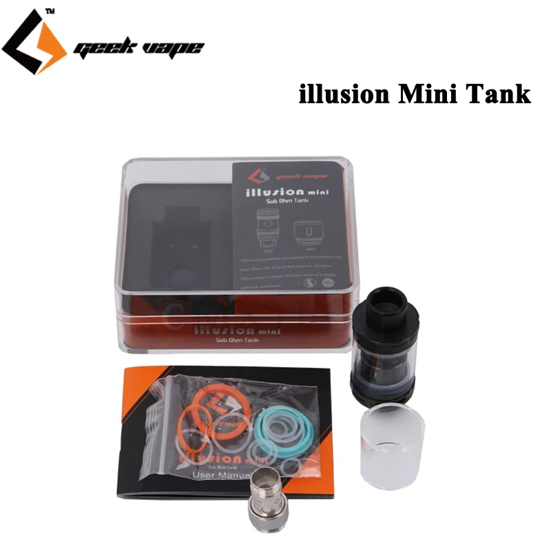 Оригинальный мундштук атомайзер Geekvape illusion Mini Tank 3 мл с нижним потоком воздуха