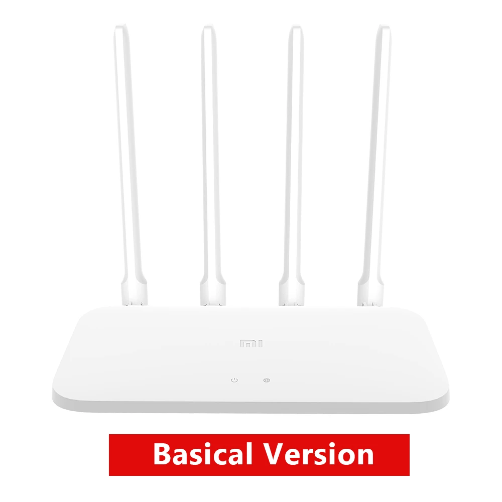 Basic Version Xiaomi Mi маршрутизатор 4A 2,4G 5GHz Gigabit/Basic Edition 1167 Мбит/с Wi-Fi повторитель 4 антенны поддержка WPA APP управляющие роутеры - Цвет: Basic Version