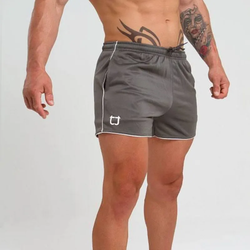 2018 бренд Для мужчин с активной Мужские Шорты для купания тренировки грузов