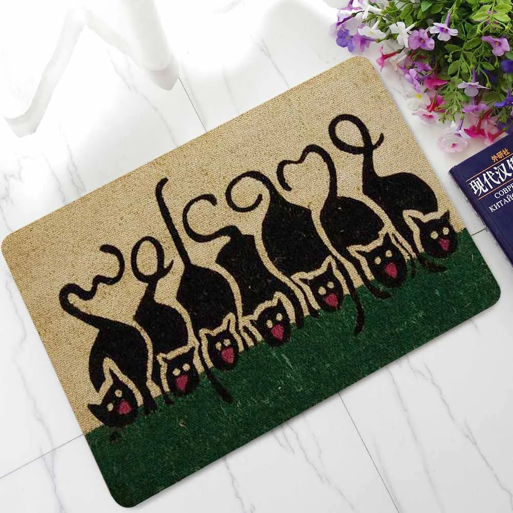 zeegle carpet cat doormat outdoor rugs rubber floor mat non slip kitchen rug entrance mats absorbent bathroom carpet foot mat free global shipping