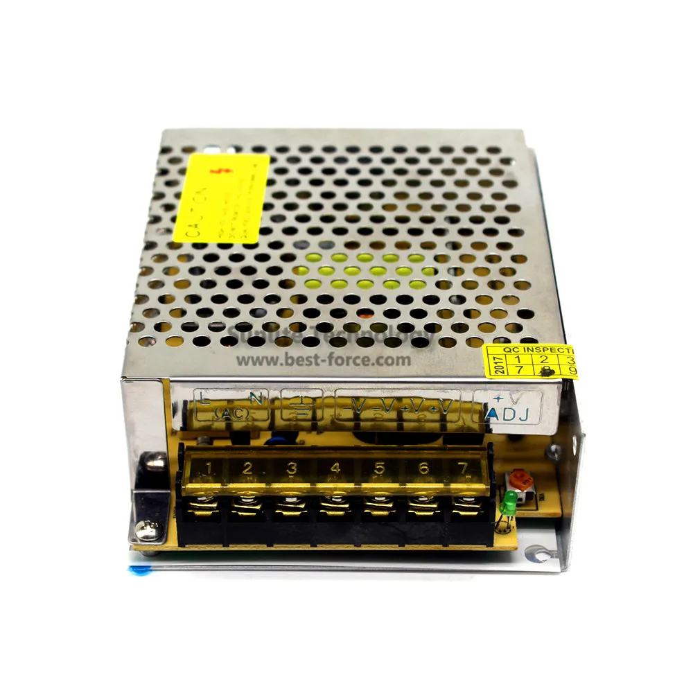 Одиночный выход DC 12V 12.5A 150W Светодиодный источник питания адаптер AC100 240V DC12V SMPS для