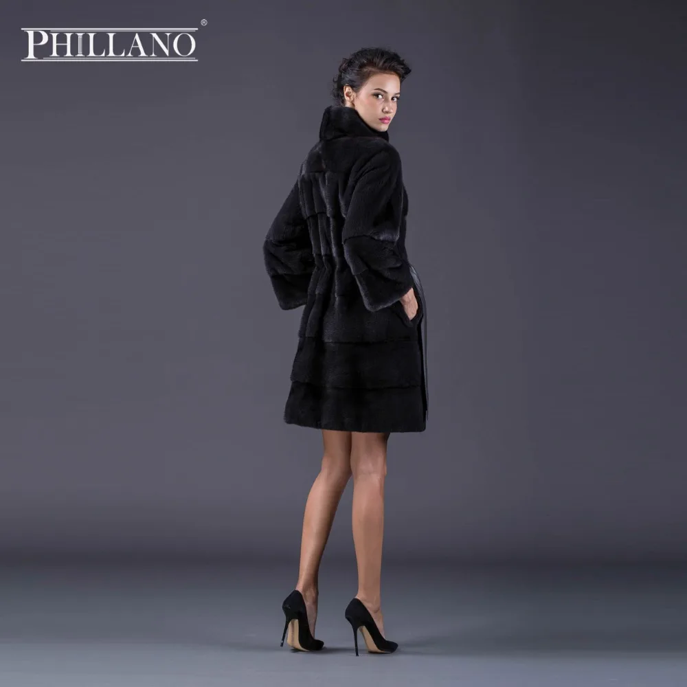 Горящие Товары PHILLANO 2016 Новинка Шубы Из Натурального Меха Норки Скандинавия Дания