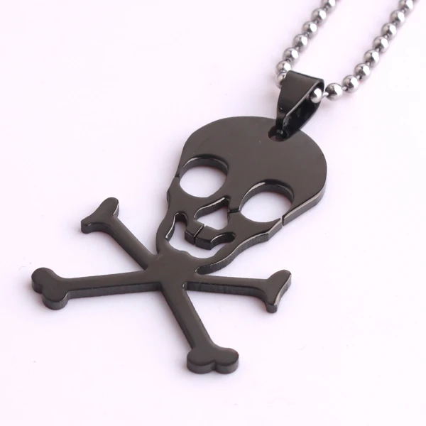 Черный анти войны мира 316L нержавеющая сталь кулон бусины для ожерелья цепочка