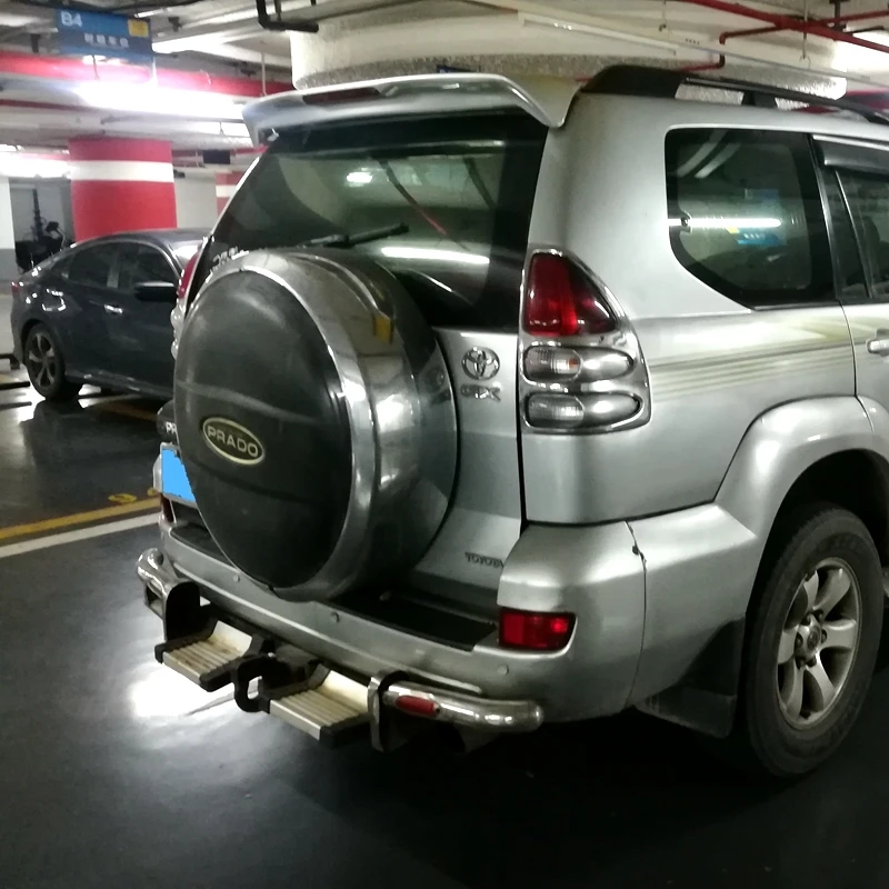 Для 2003 2004 2005 2006 2007 2008 2009 Toyota Land Cruiser Prado FJ120 4000 надрезаемая подкладка, abs Материал автомобиль спойлер заднего крыла