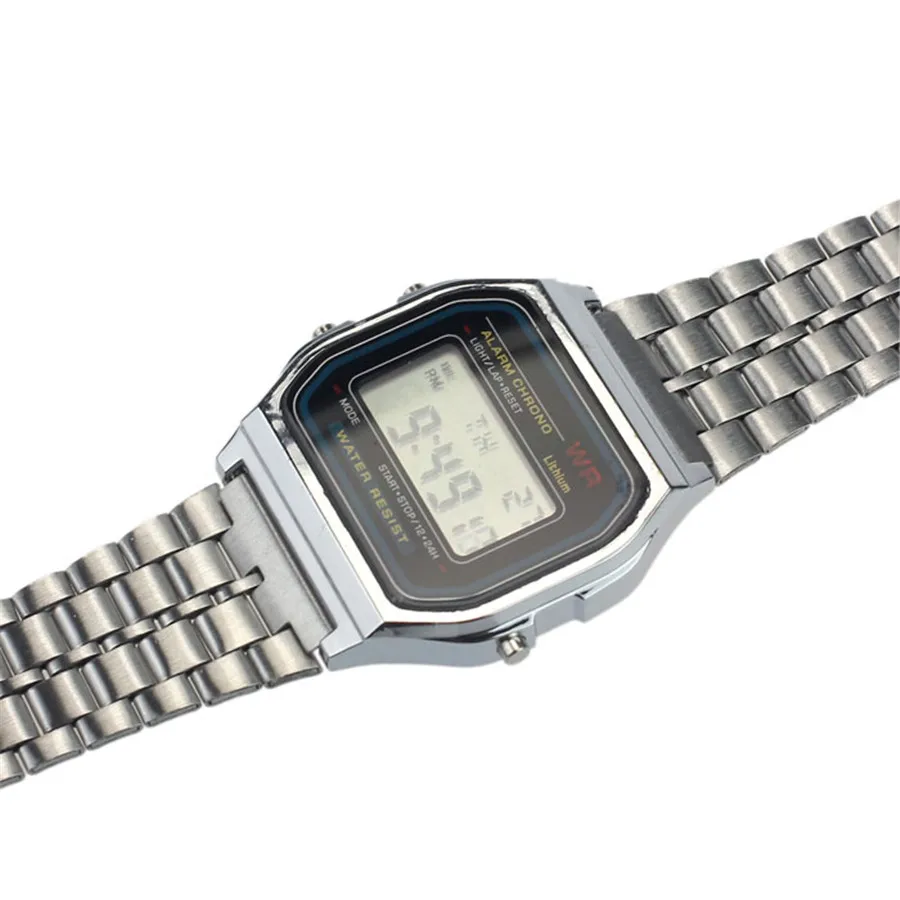 Relojes часы для женщин бизнес Золотое золото Coperation Винтаж для женщин s мужчин платье часы из нержавеющей стали цифровые квадратные наручные часы